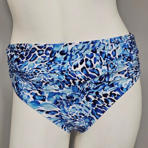 La Blanca Aquatic Nature Shirred Band Hipster Bikini Bottom - Picture 2 of 8